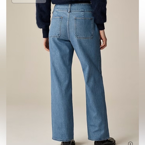 J crew Slim-wide jean with stacked buttons - Picture 3 of 8